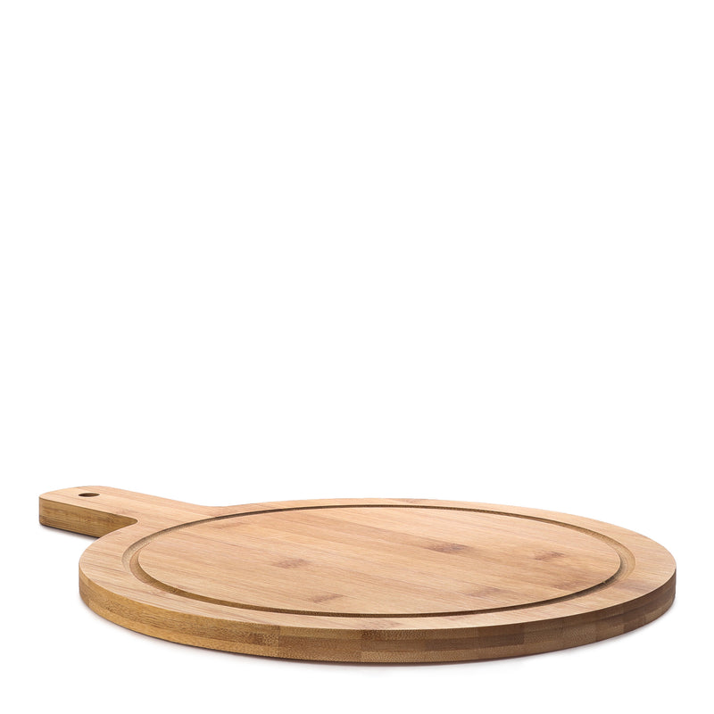 Eurochef Elite Bamboo Round Cutting Board with Handle