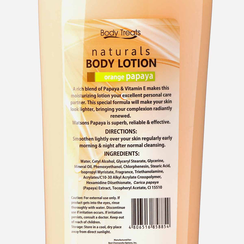 Body Treats Orange Papaya Body Lotion  850ml