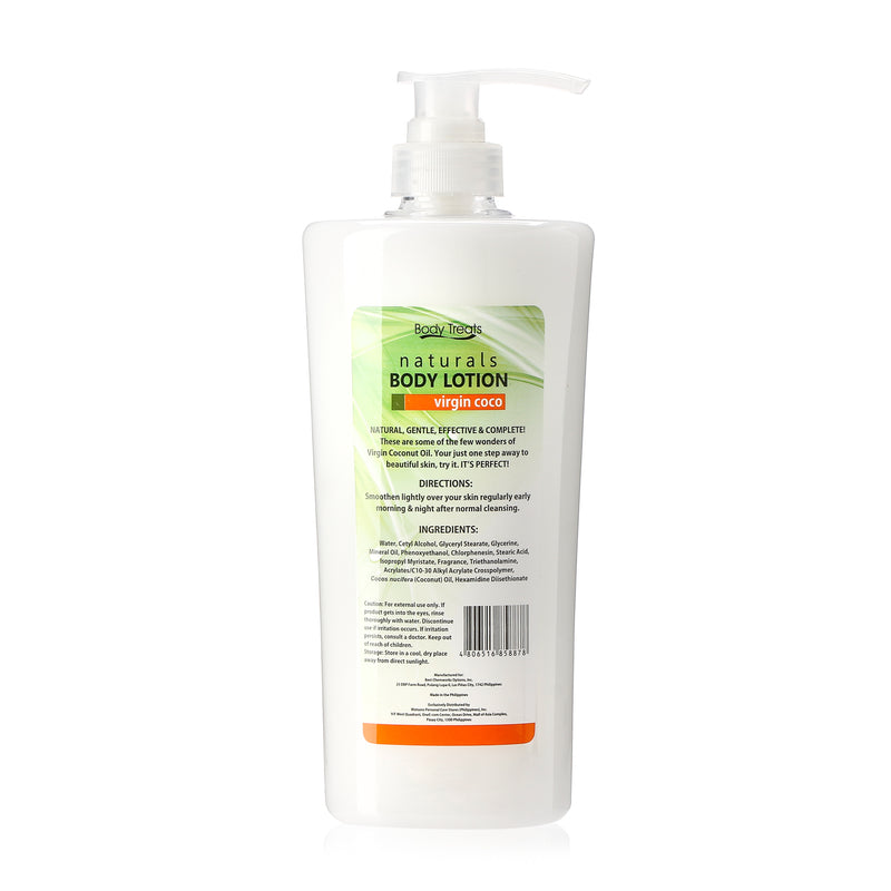 Body Treats Virgin Coconut Body Lotion 850ml