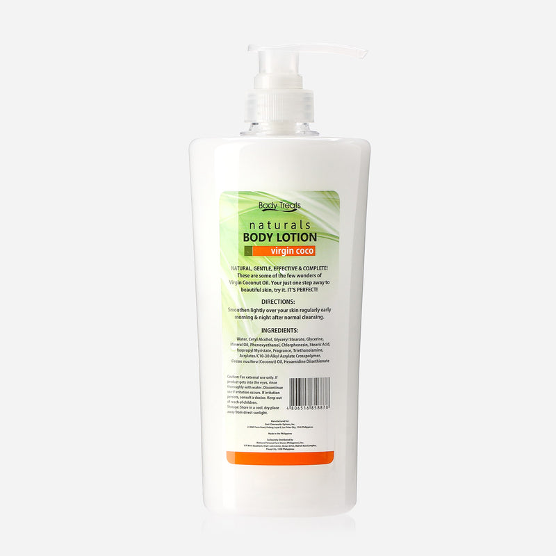 Body Treats Virgin Coconut Body Lotion 850ml