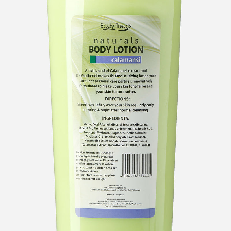 Body Treats Calamansi Body Lotion 850ml