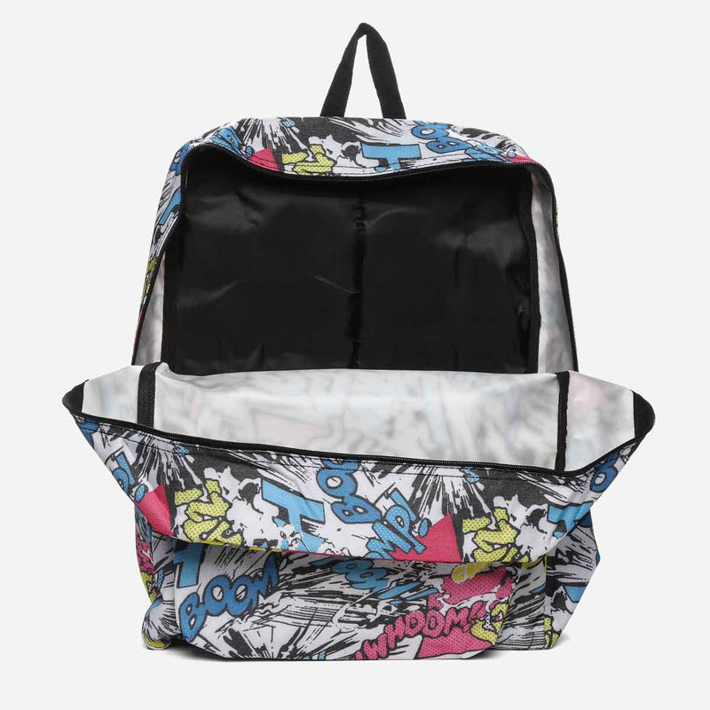 Travel Basic Grayson Comics Backpack in White