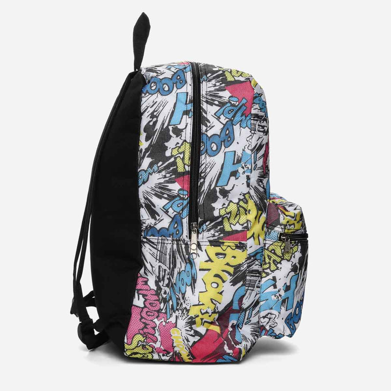 Travel Basic Grayson Comics Backpack in White