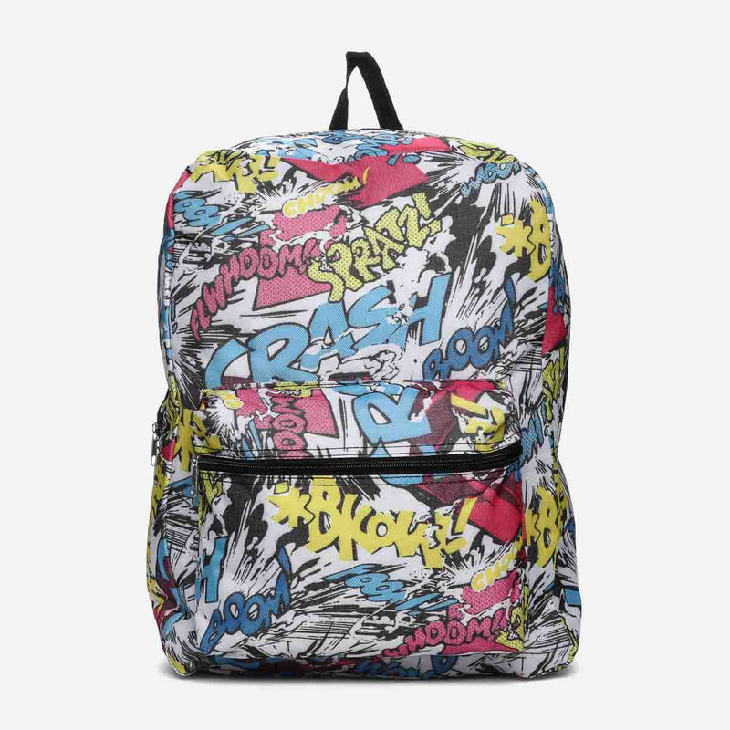 Travel Basic Grayson Comics Backpack in White