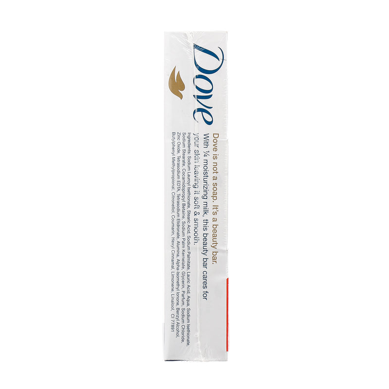 Dove 3-piece White Beauty Bar Bath Soap 100g