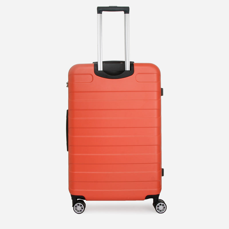 Travel Basic Dren 28-Inch Large Hard Case Luggage in Coral