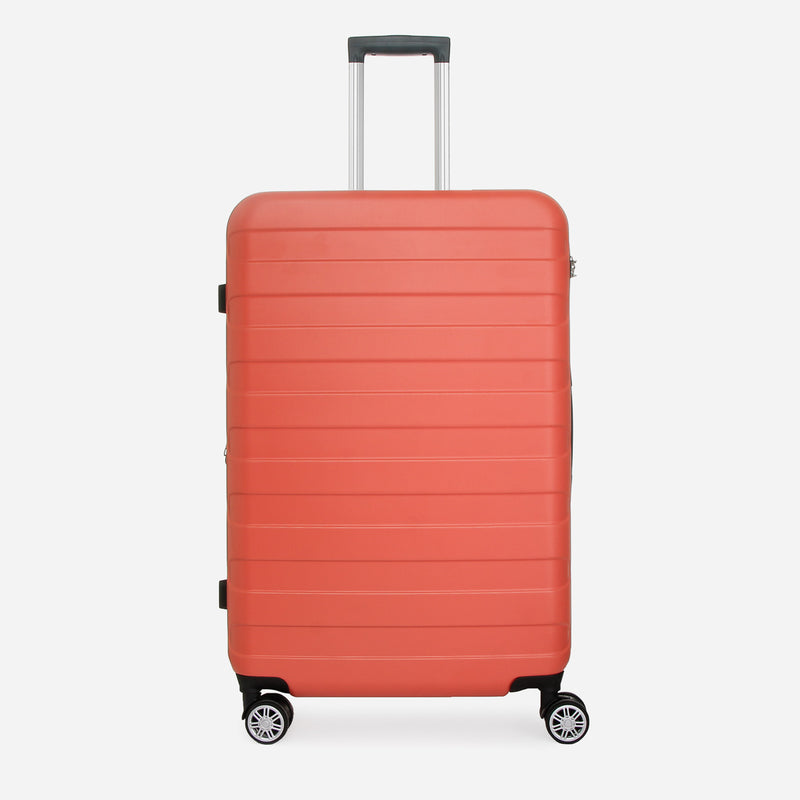 Travel Basic Dren 28-Inch Large Hard Case Luggage in Coral