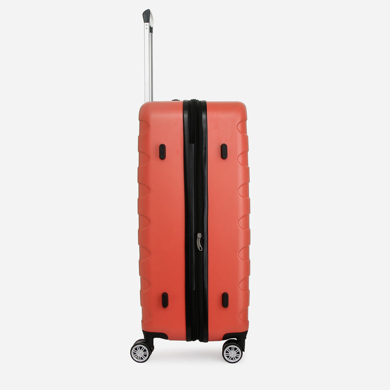 Travel Basic Dren 28-Inch Large Hard Case Luggage in Coral