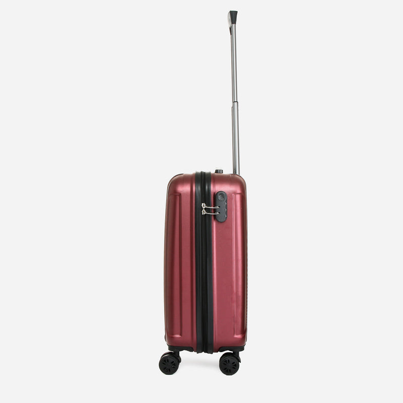 Travel Basic Ciao Cloe 20-Inch Small Hard Case Luggage in Maroon