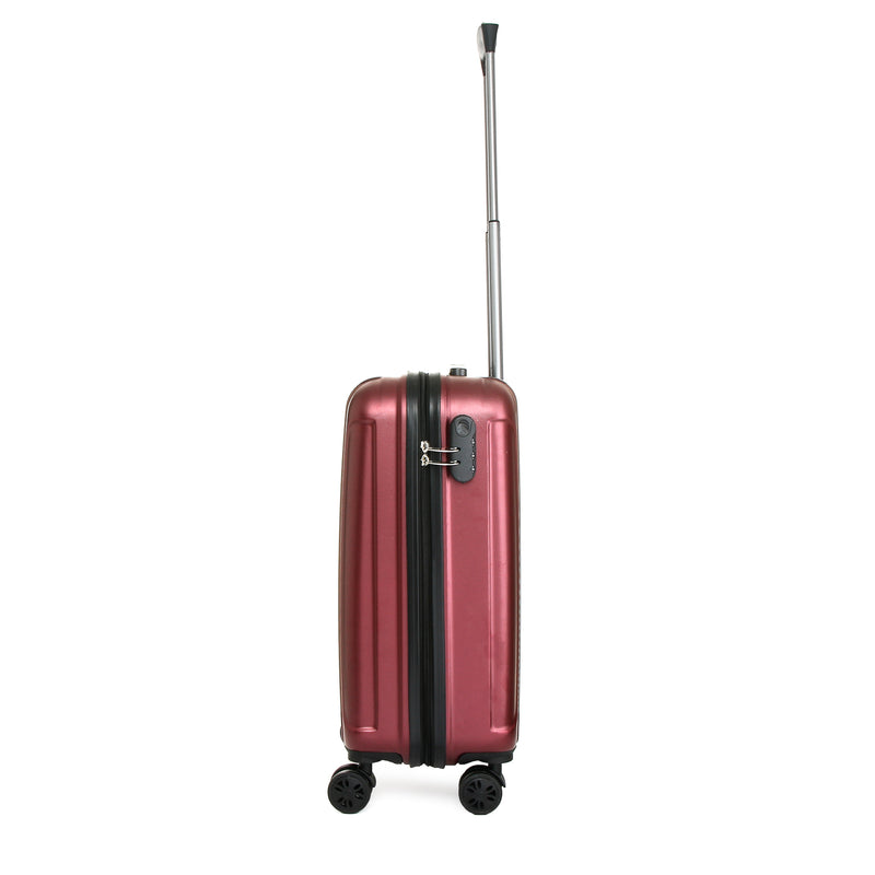 Travel Basic Ciao Cloe 20-Inch Small Hard Case Luggage in Maroon