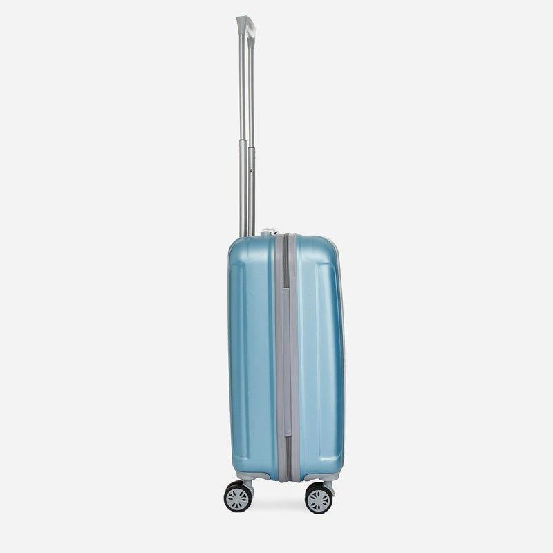 Travel Basic Ciao Cloe 20-Inch Small Hard Case Luggage in Blue