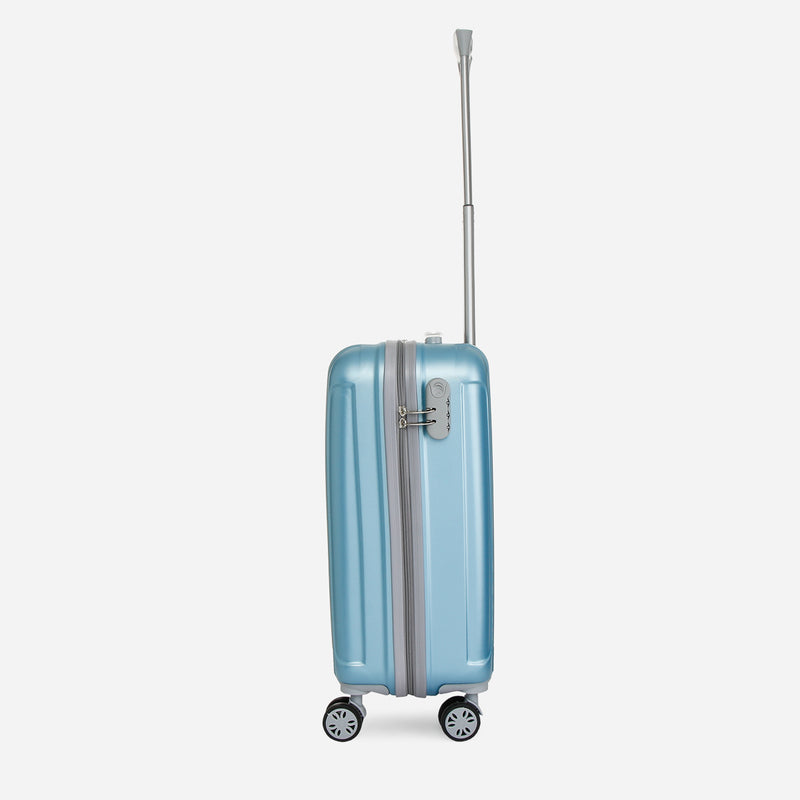 Travel Basic Ciao Cloe 20-Inch Small Hard Case Luggage in Blue