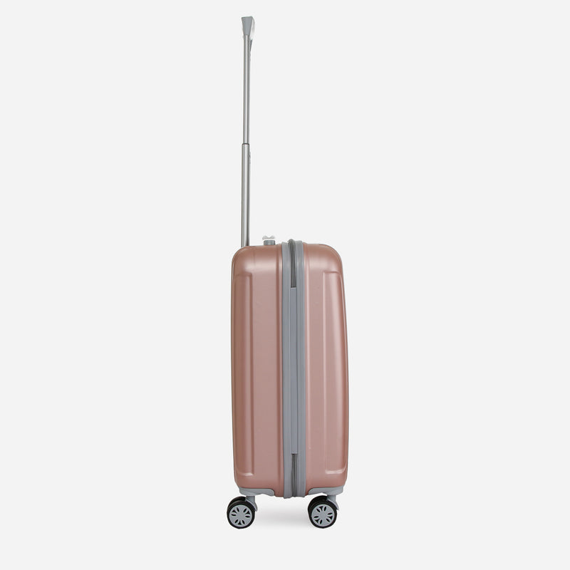 Travel Basic Ciao Cloe 20-Inch Small Hard Case Luggage in Rose Gold