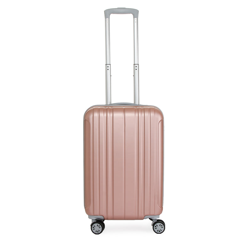 Travel Basic Ciao Cloe 20-Inch Small Hard Case Luggage in Rose Gold