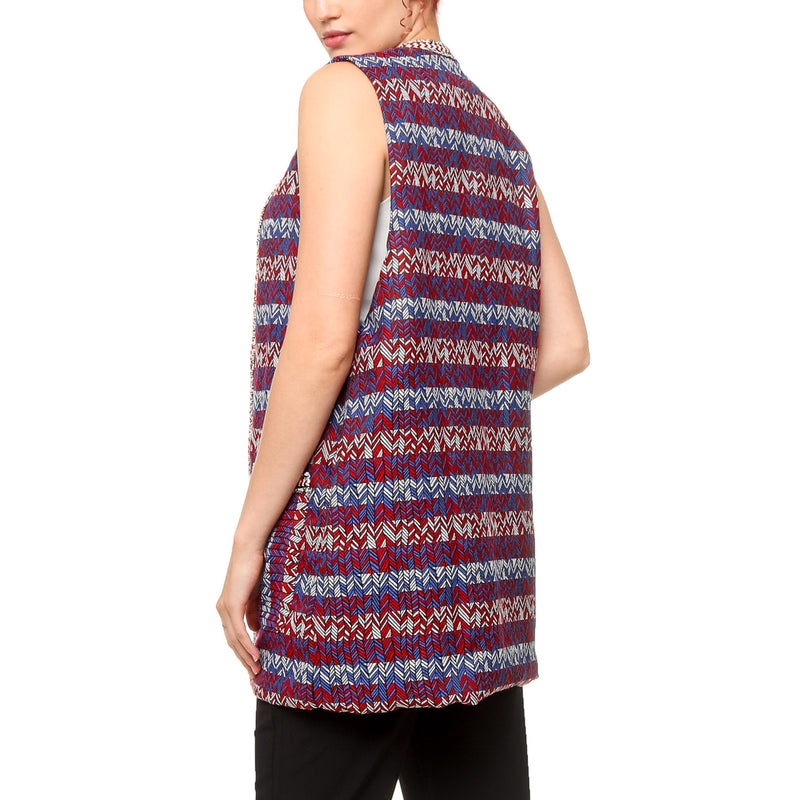 VESTTAPEST/BLUE/M/NODIM KULTURA FILIPINO ETHNIC VEST