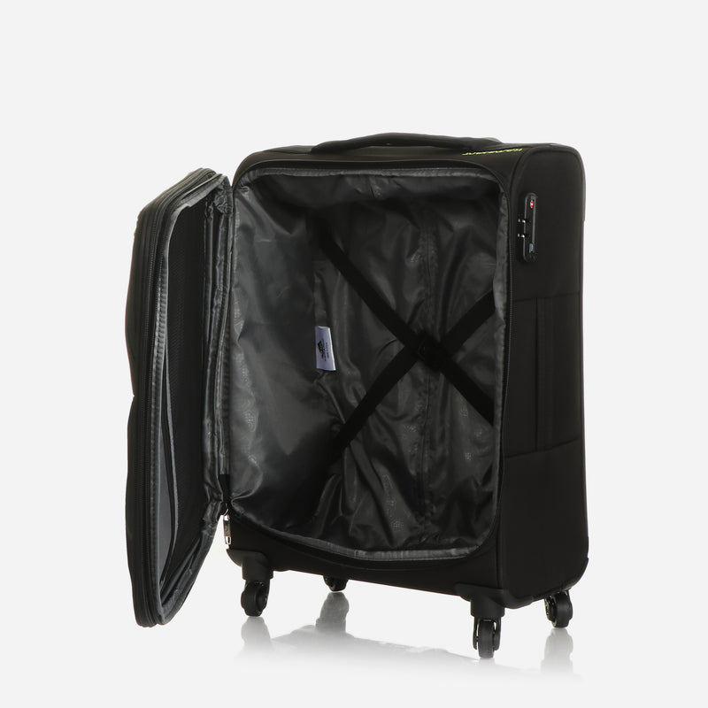 Kamiliant Cayman 58/22 Spinner Soft Luggage-Small in Black