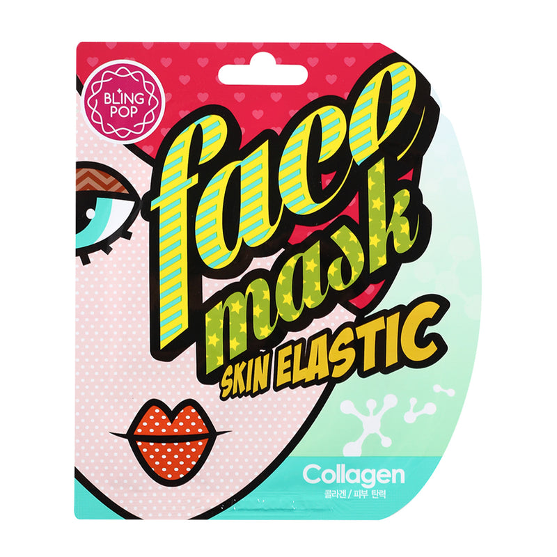 Blingpop Collagen Skin Elastic Face Mask Sheet