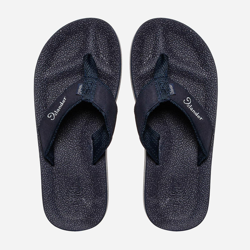 ISLANDERRE/NAVYB/5/NODIM ISLANDER REGULARS RUBBER SLIPPERS