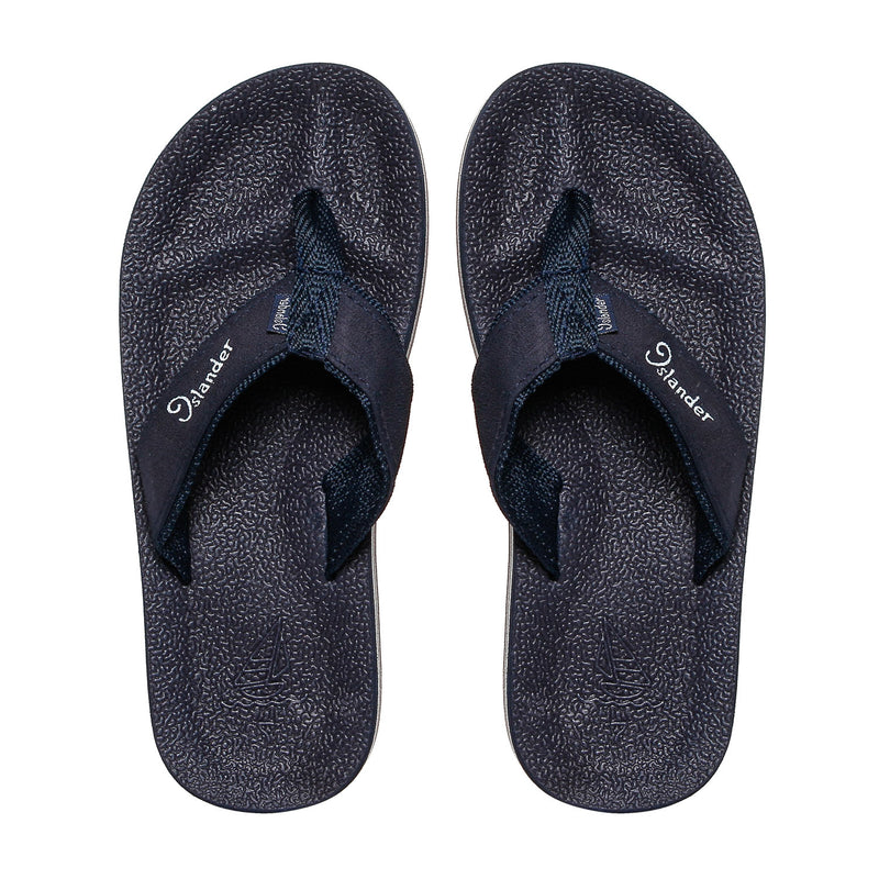 ISLANDERRE/NAVYB/5/NODIM ISLANDER REGULARS RUBBER SLIPPERS