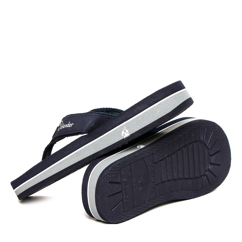 ISLANDERRE/NAVYB/5/NODIM ISLANDER REGULARS RUBBER SLIPPERS