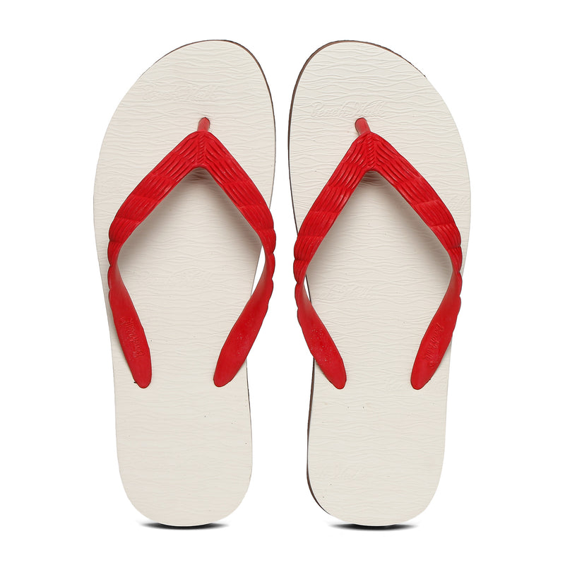 0650 ORIGINAL BEACHWALK RED SIZE 4-5 BEACHWALK ORIGINAL RUBBER SLIPPERS