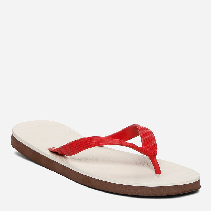 0650 ORIGINAL BEACHWALK RED SIZE 4-5 BEACHWALK ORIGINAL RUBBER SLIPPERS