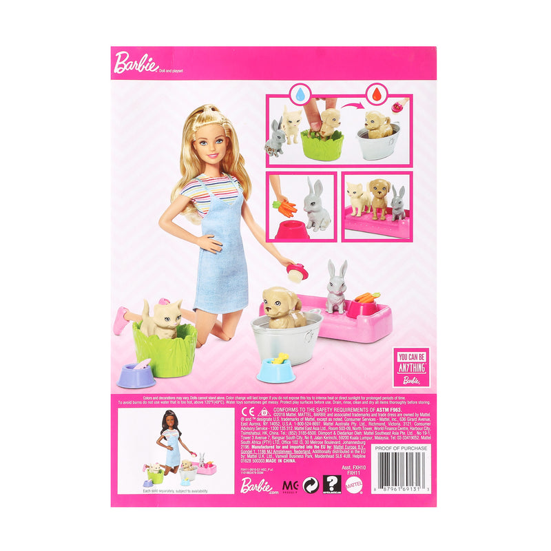 Barbie Play _n Wash Pets Playset