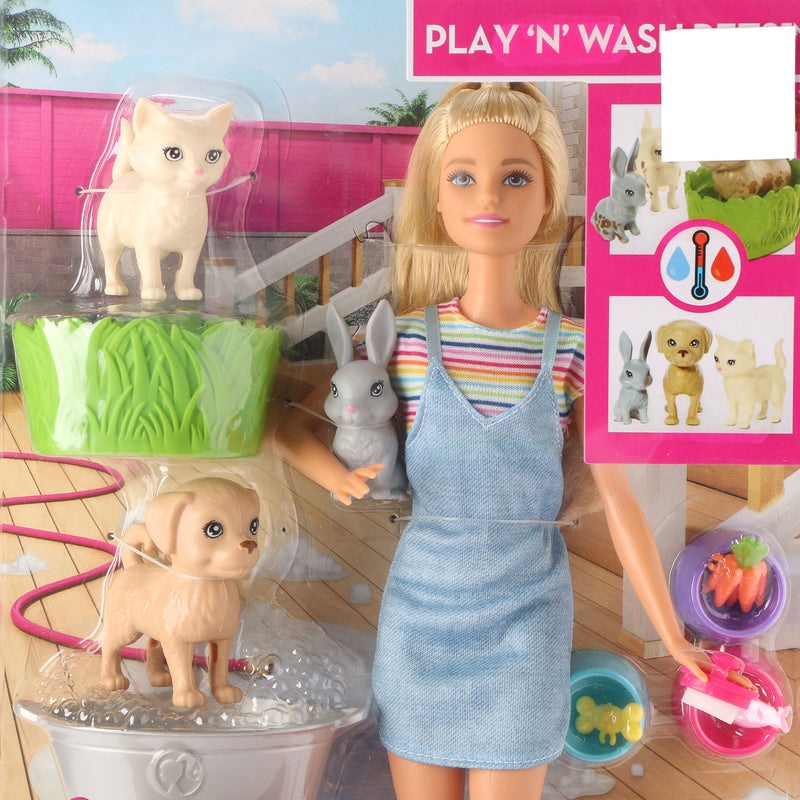 Barbie Play _n Wash Pets Playset