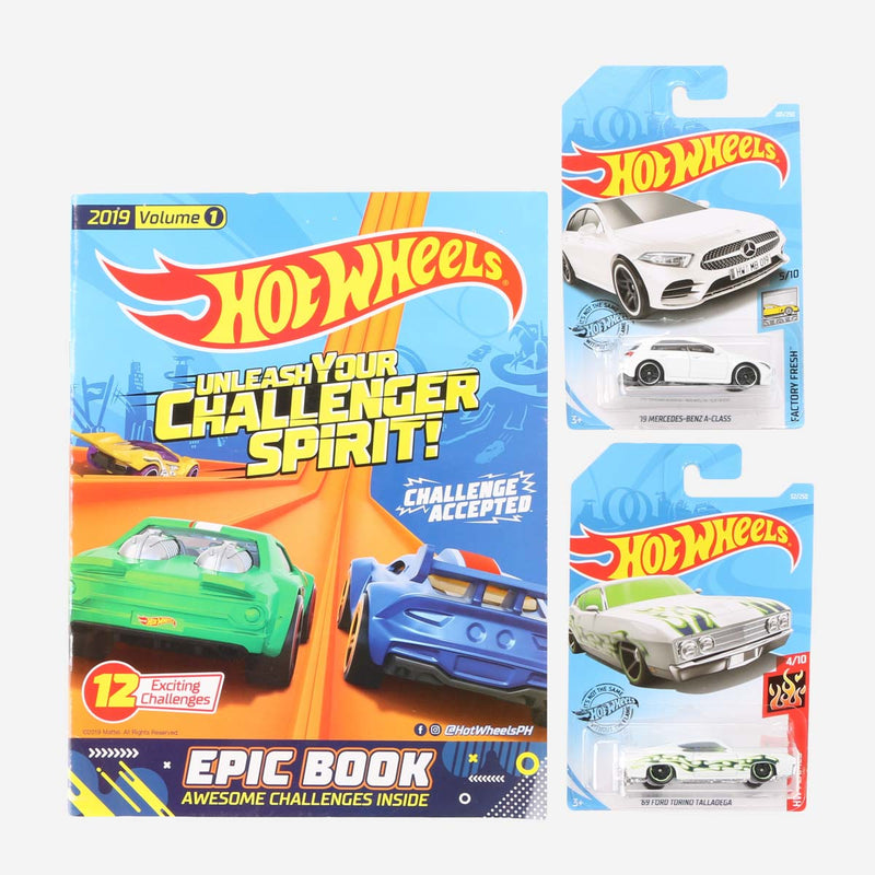 HOT WHEELS HWBC W EPIC BOOK   3HWI C4982EB