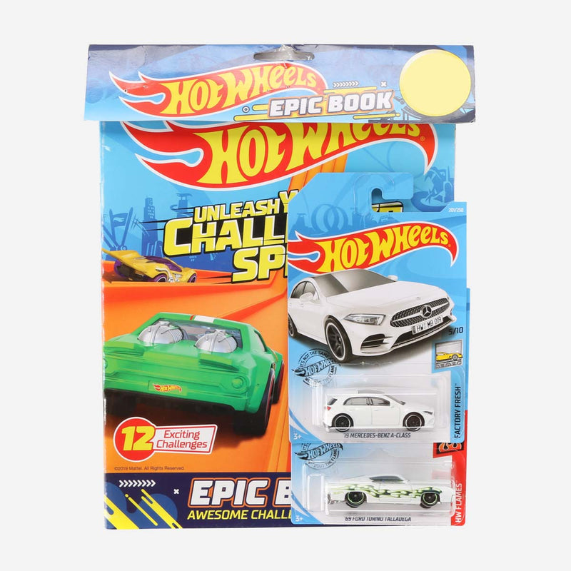 HOT WHEELS HWBC W EPIC BOOK   3HWI C4982EB