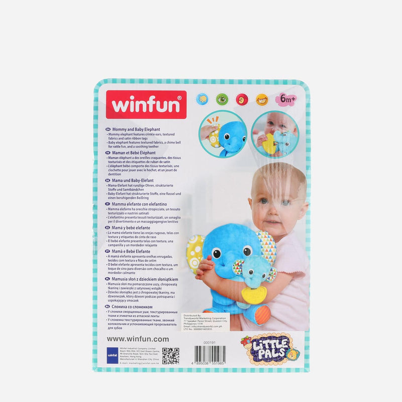 Winfun Little Pals Mommy and Baby Elephant