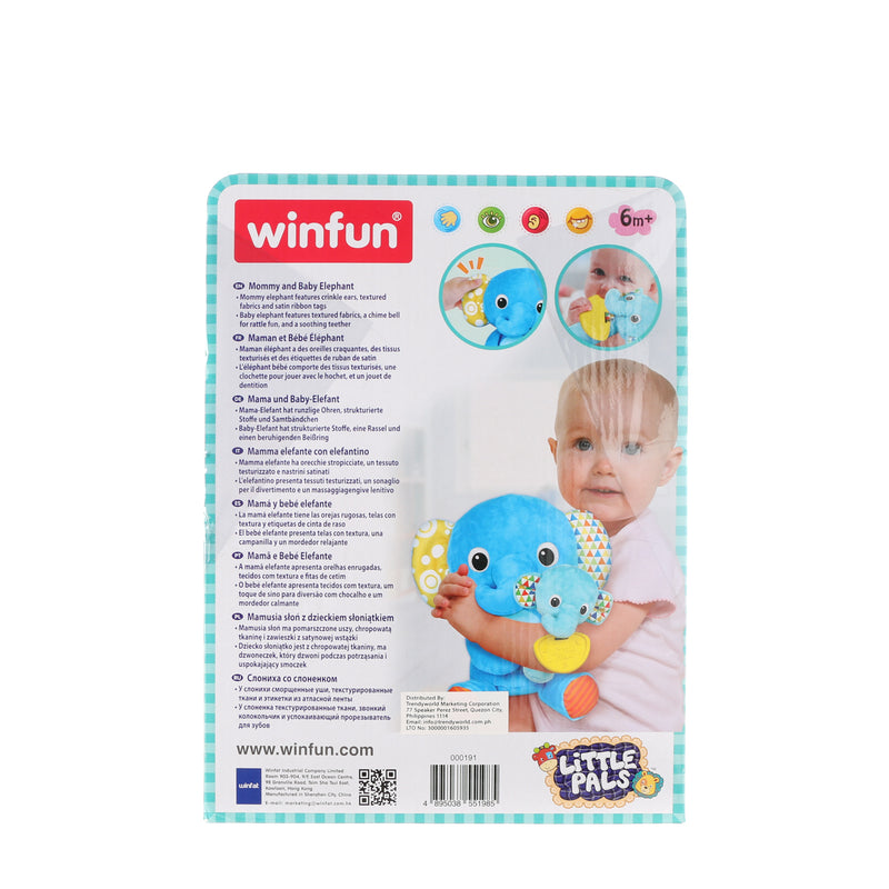 Winfun Little Pals Mommy and Baby Elephant