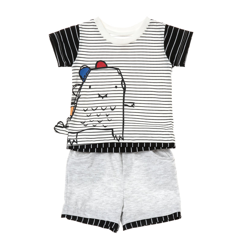 TSHIRTANDS/GRAY/3-6M/NODIM