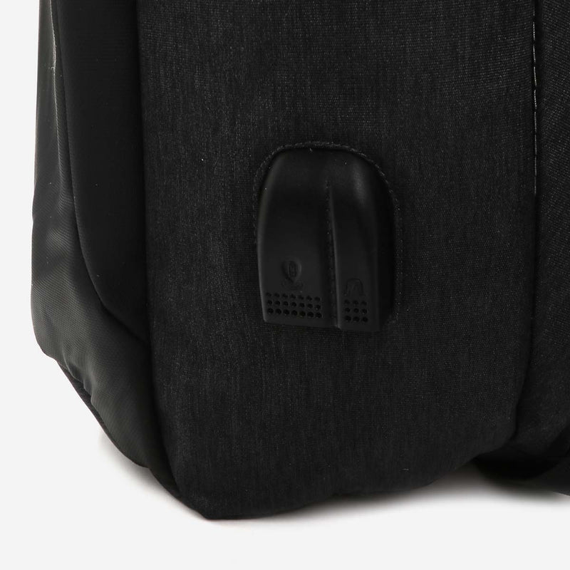 Beverly Hills Polo Club 111 Backpack in Black/Charcoal