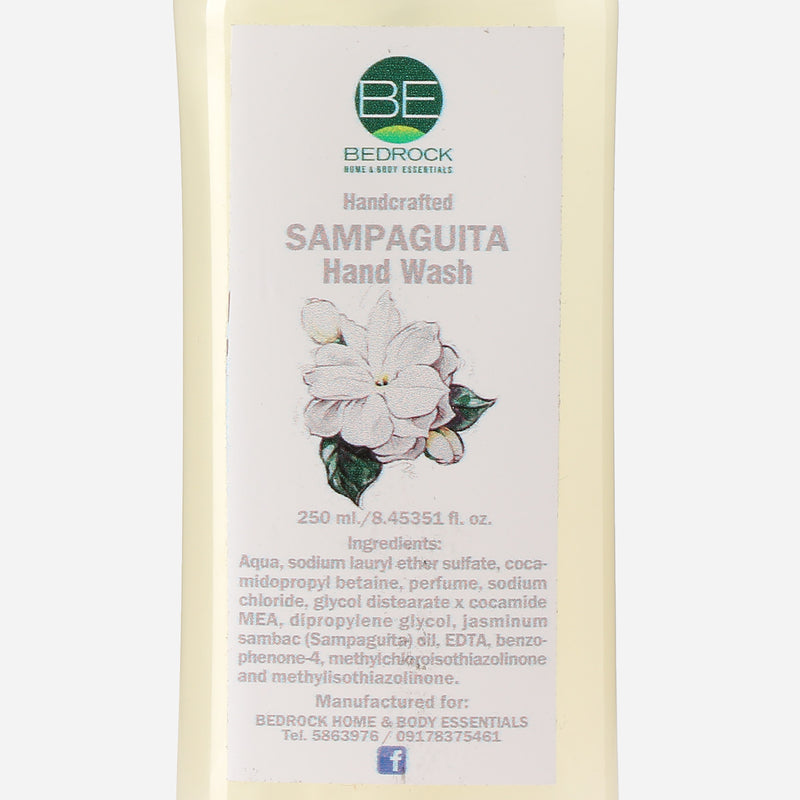 Bedrock Home and Body Essentials Handcrafted Sampaguita Moisturizing Hand Wash 250ml