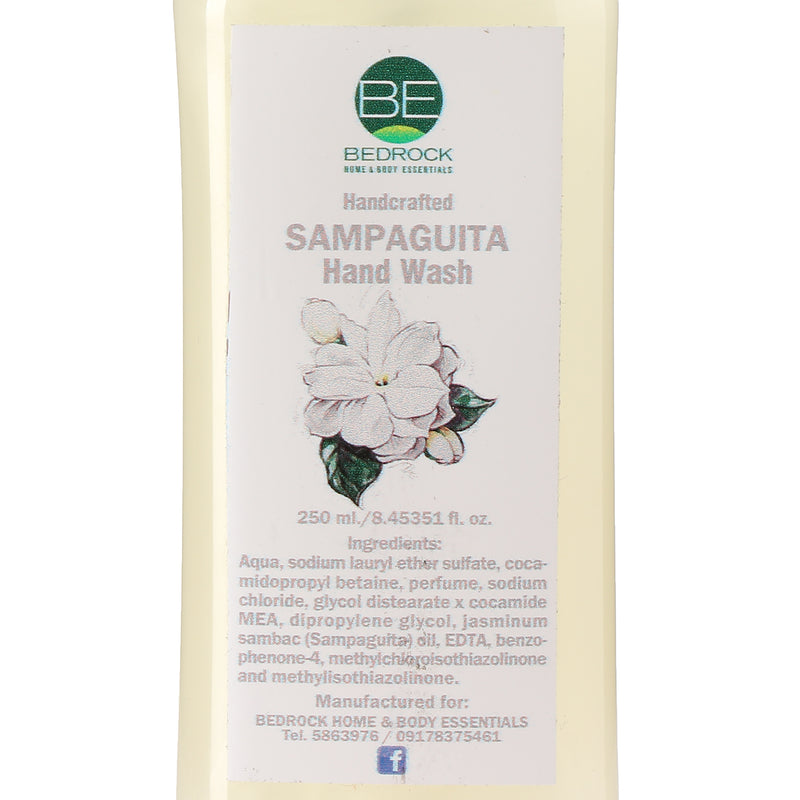 Bedrock Home and Body Essentials Handcrafted Sampaguita Moisturizing Hand Wash 250ml