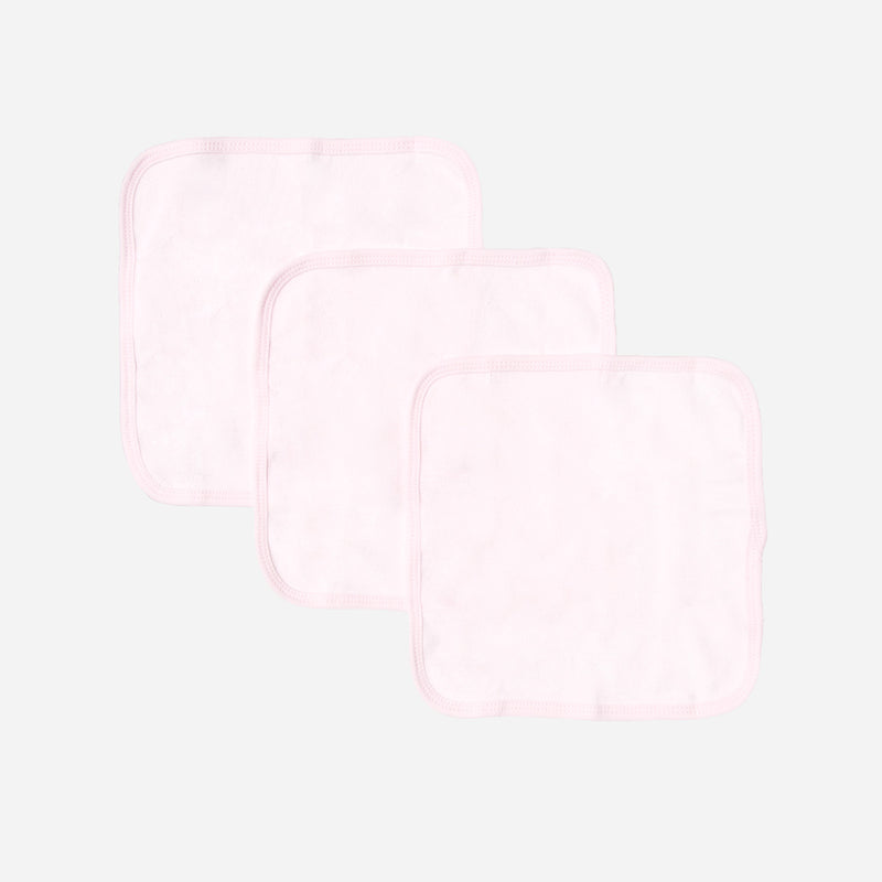 Bloom Crown Hooded Towel and Washcloth Set _ Pink