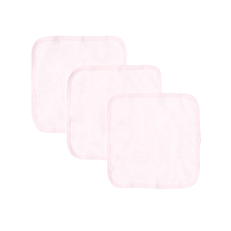 Bloom Crown Hooded Towel and Washcloth Set _ Pink