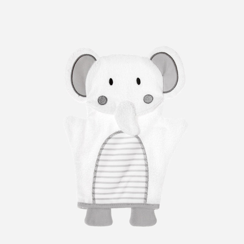 Bloom 2-Pack Elephant Hooded Towel with Wash Mitt