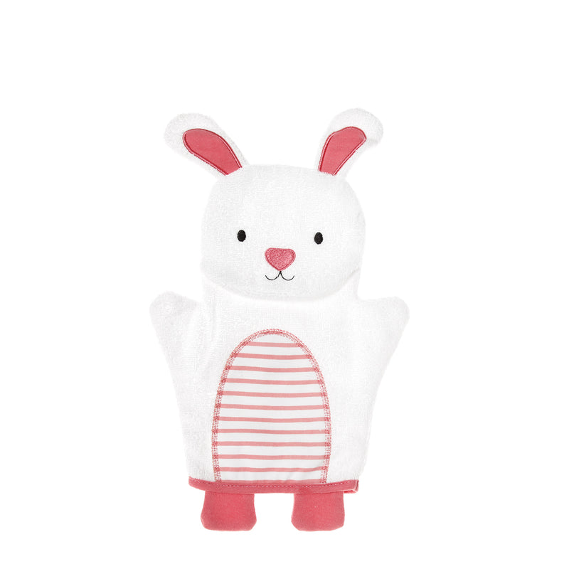 Bloom 2-Pack Rabbit Hooded Towel with Wash Mitt