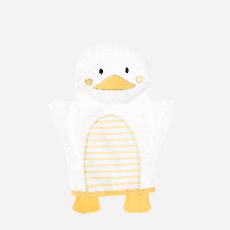 Bloom 2-Pack Duck Hooded Towel with Wash Mitt