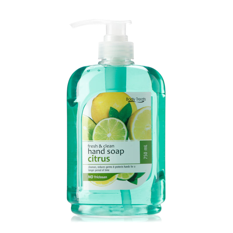 Body Treats Fresh and Clean Citrus Hand Soap 750ml