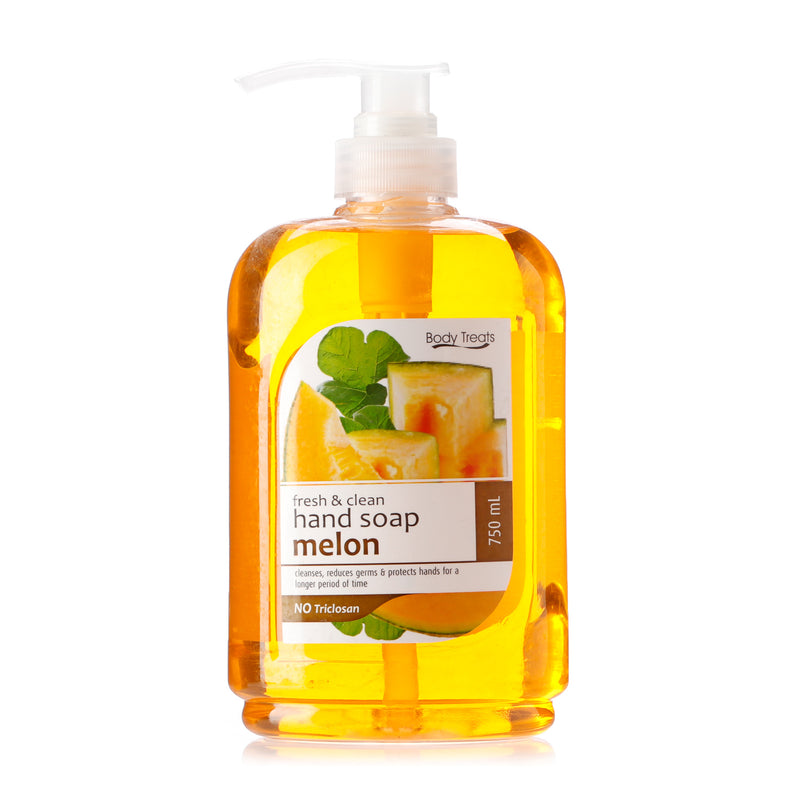 Body Treats Fresh and Clean Melon Hand Soap 750ml