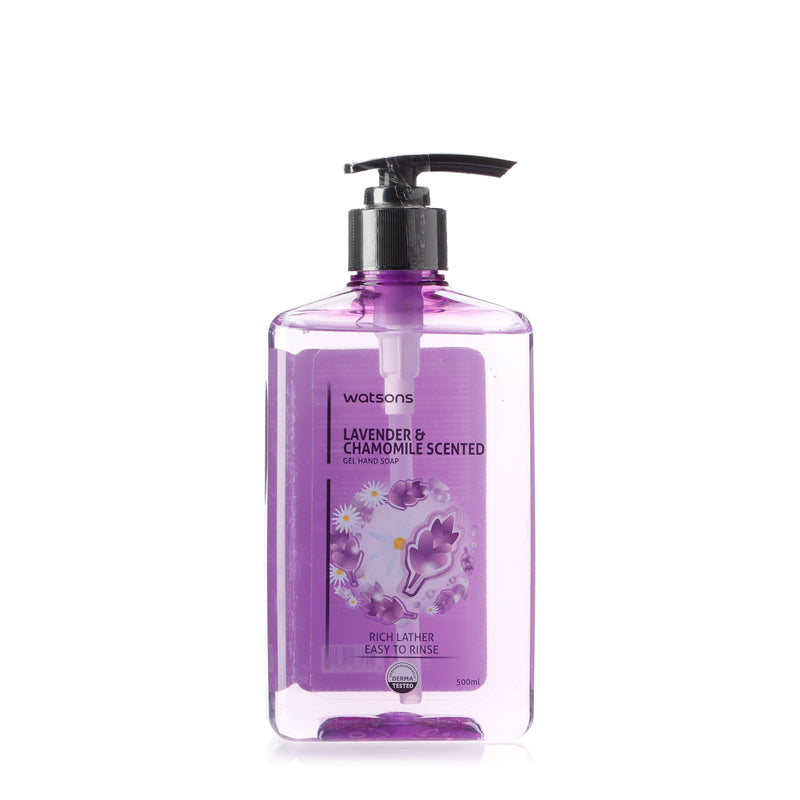 Watsons Lavender and Chamomile Scented Gel Hand Soap 500ml