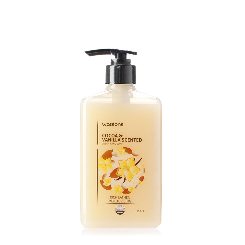 Watsons Cocoa and Vanilla Scented Cream Hand Soap 500ml