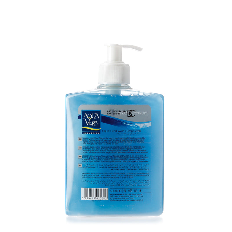 Aqua Vera Deep Ocean Liquid Hand Wash 500ml