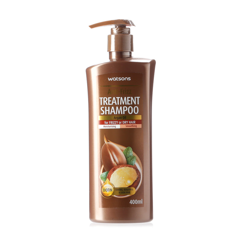 Watsons Anti-Frizz Argan Oil Treatment Shampoo 400ml