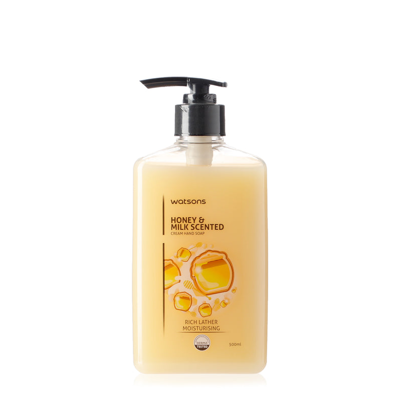 Watsons Honey and Milk Cream Hand Soap 500ml