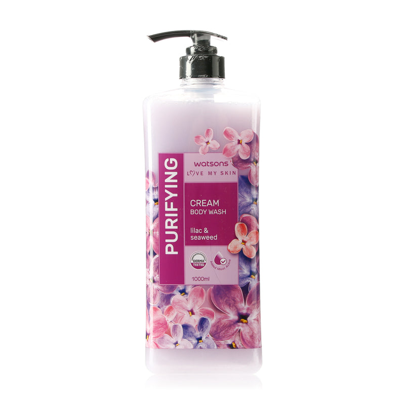 Watsons Lilac and Seaweed Cream Body Wash