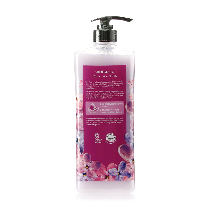 Watsons Lilac and Seaweed Cream Body Wash